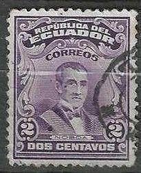 Ecuador 1925 - Yvert 237 - Diego de Noboa y Arteta (ST), Verzenden, Gestempeld