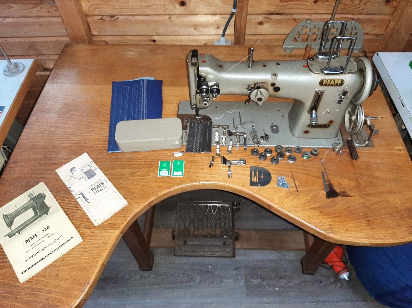 pfaff, Ophalen, Naaimachine, Industrieel, Gebruikt
