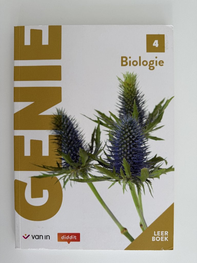 Genie Biologie 4 Van In, Livres, Livres scolaires, Enlèvement ou Envoi, Biologie, Van In, Utilisé