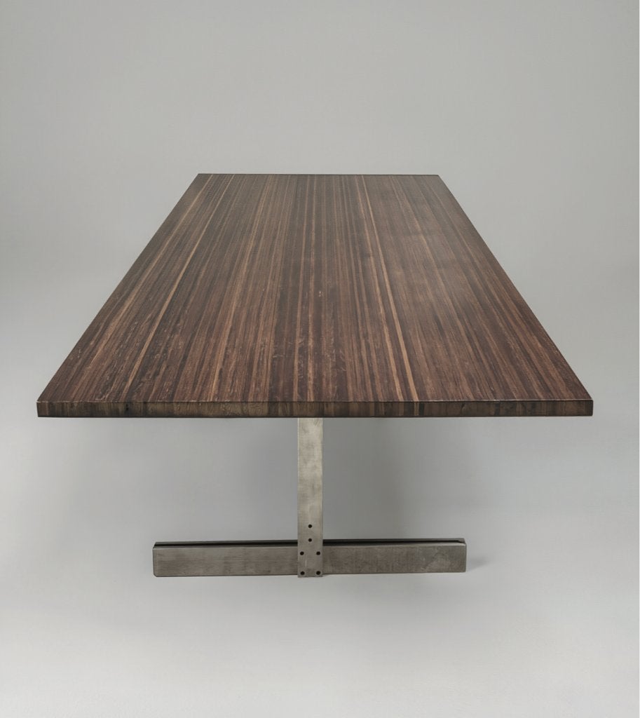 Jules Wabbes eettafel – Mobilier Universel – wengé, Enlèvement, Utilisé, Métal