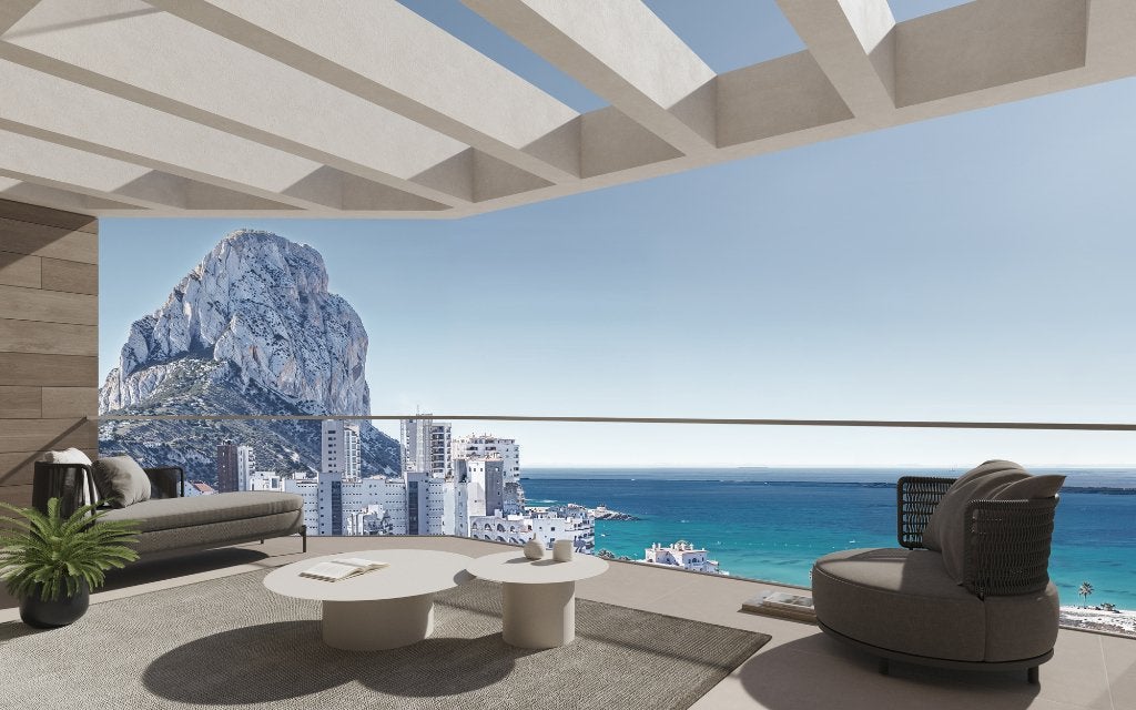 Appartementen in Calpe op 200 meter van de zee., Immo, Spanje, 3 kamers, 102 m², Appartement