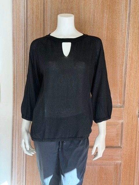 Nieuwe zwart+zilver pull Xandres - maat M, Kleding | Dames, Maat 38/40 (M), Zwart, Nieuw, Ophalen of Verzenden