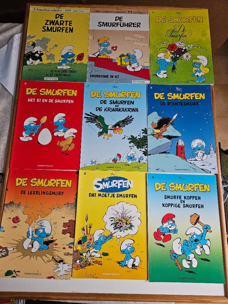 Pakket strips De Smurfen (45 strips), Boeken, Stripverhalen, Ophalen of Verzenden, Gelezen, Peyo