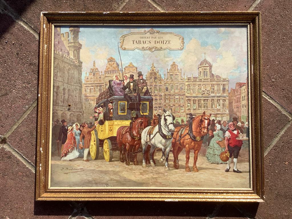 Oude Louis Doize reclame (Luik), Ophalen