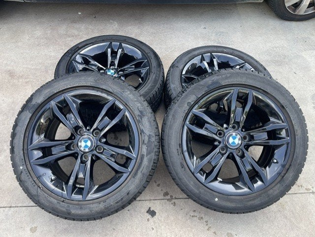 BMW X1 Velgen Orgineel 17' met zeer goede winterbanden, Pneus hiver, Bmw, Bmw, 17 pouces