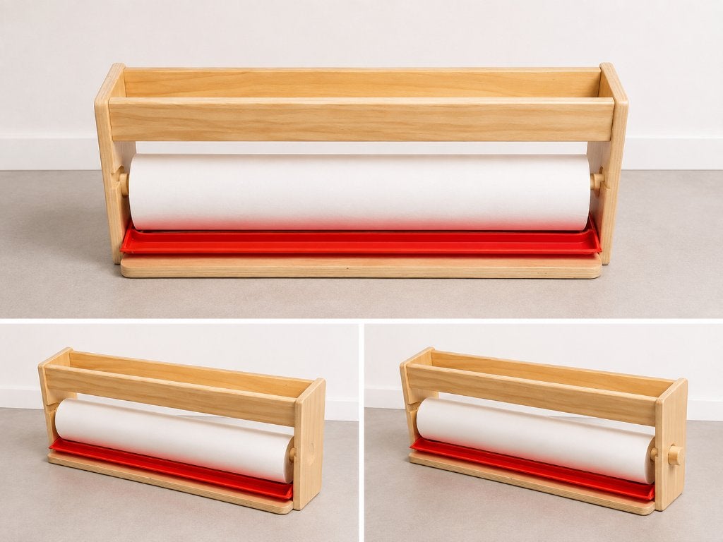 IKEA MÅLA papierrolhouder voor kinderen + papierrol, Ophalen, Zo goed als nieuw