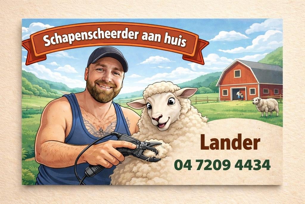 Scheren van schapen