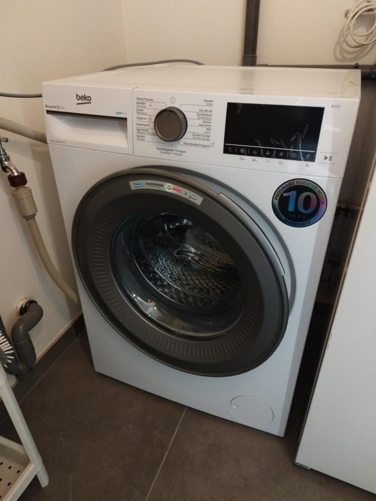 Wasmachine Beko, Elektronische apparatuur, Wasmachines, Ophalen, 8 tot 10 kg, Energieklasse A of zuiniger, 1600 toeren of meer