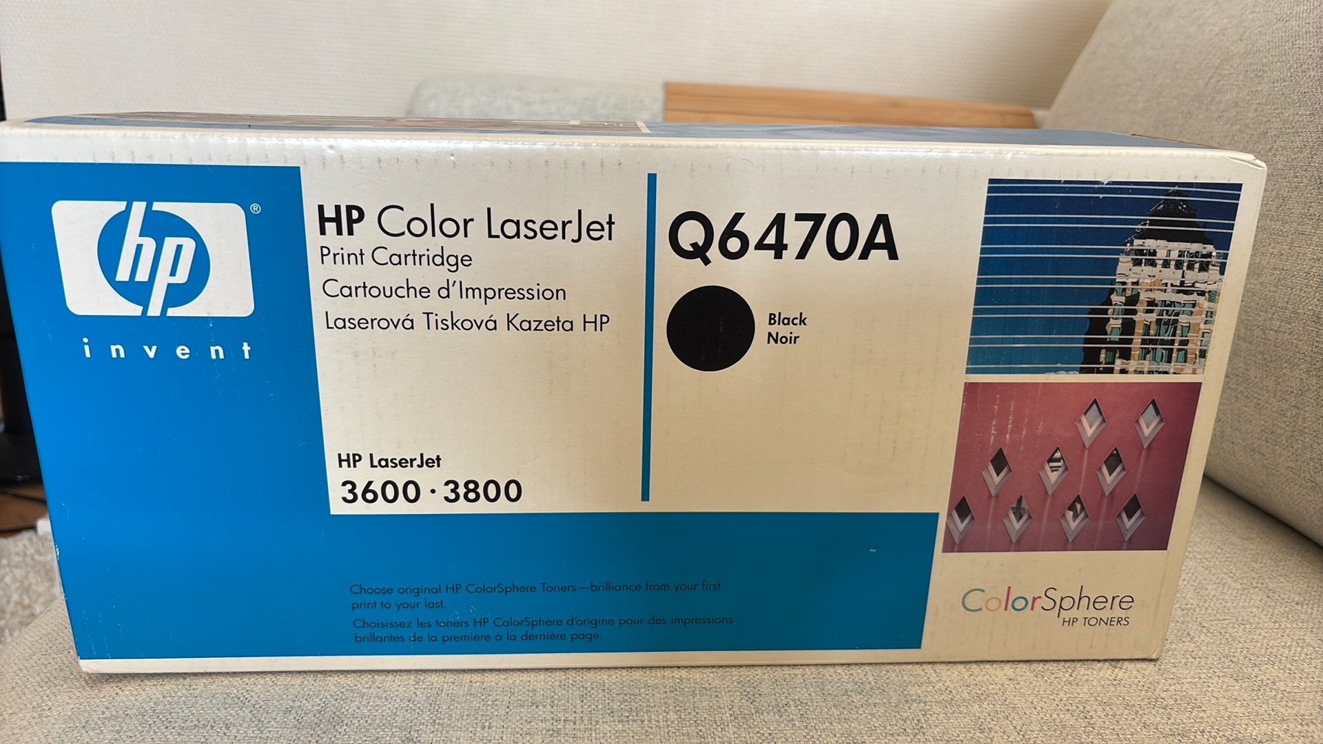 HP color laserjet black Q6470A, Enlèvement ou Envoi, Comme neuf