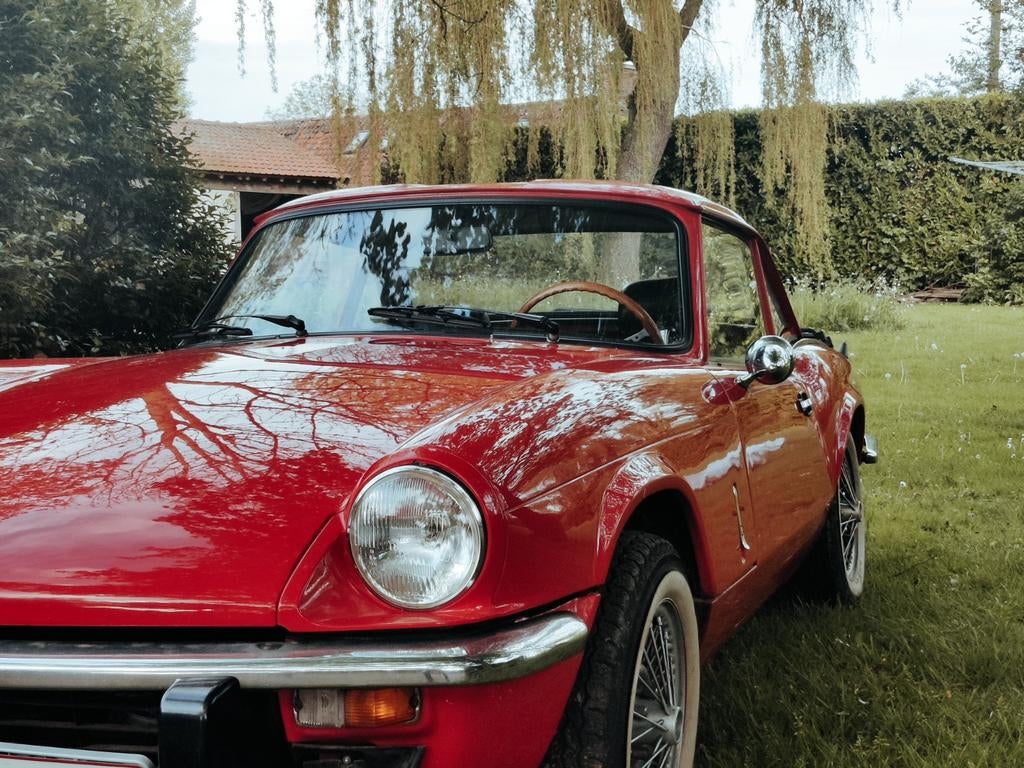 Triumph Spitfire 1500 (rood) - 1977 (oldtimer), Autos, Rouge, Achat, Noir, 2 portes