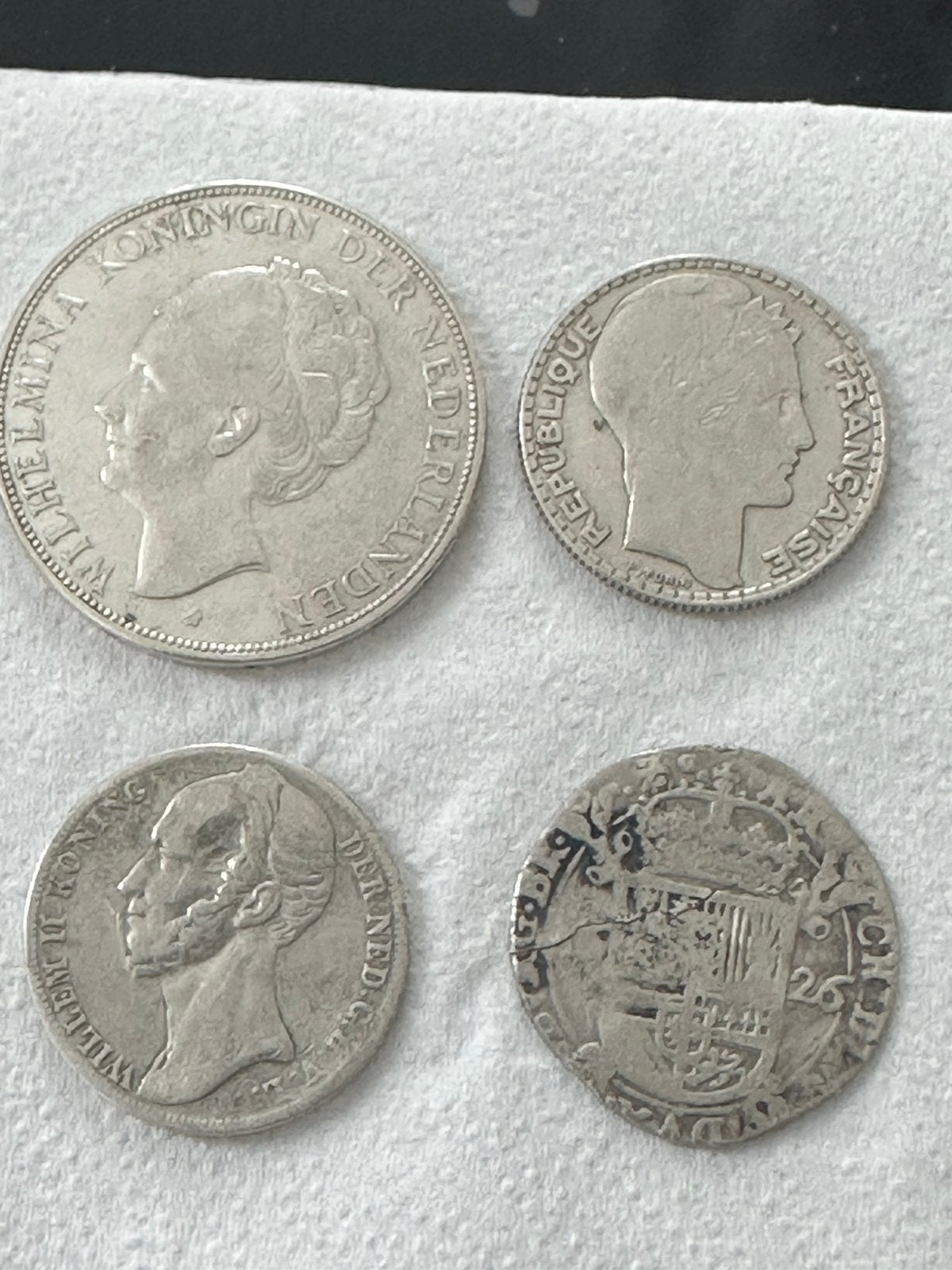 Piece en argent Un escalin Philippe IV d'Espagne (1621-1665), Postzegels en Munten, Munten | Europa | Niet-Euromunten, Ophalen