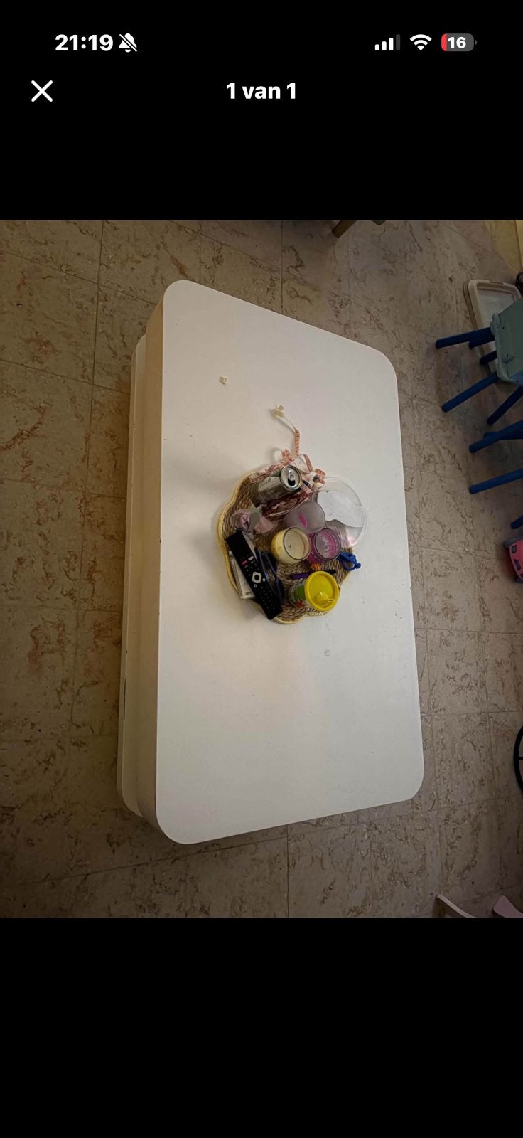 Gratis salontafel gebruiksporen, Ophalen, Gebruikt