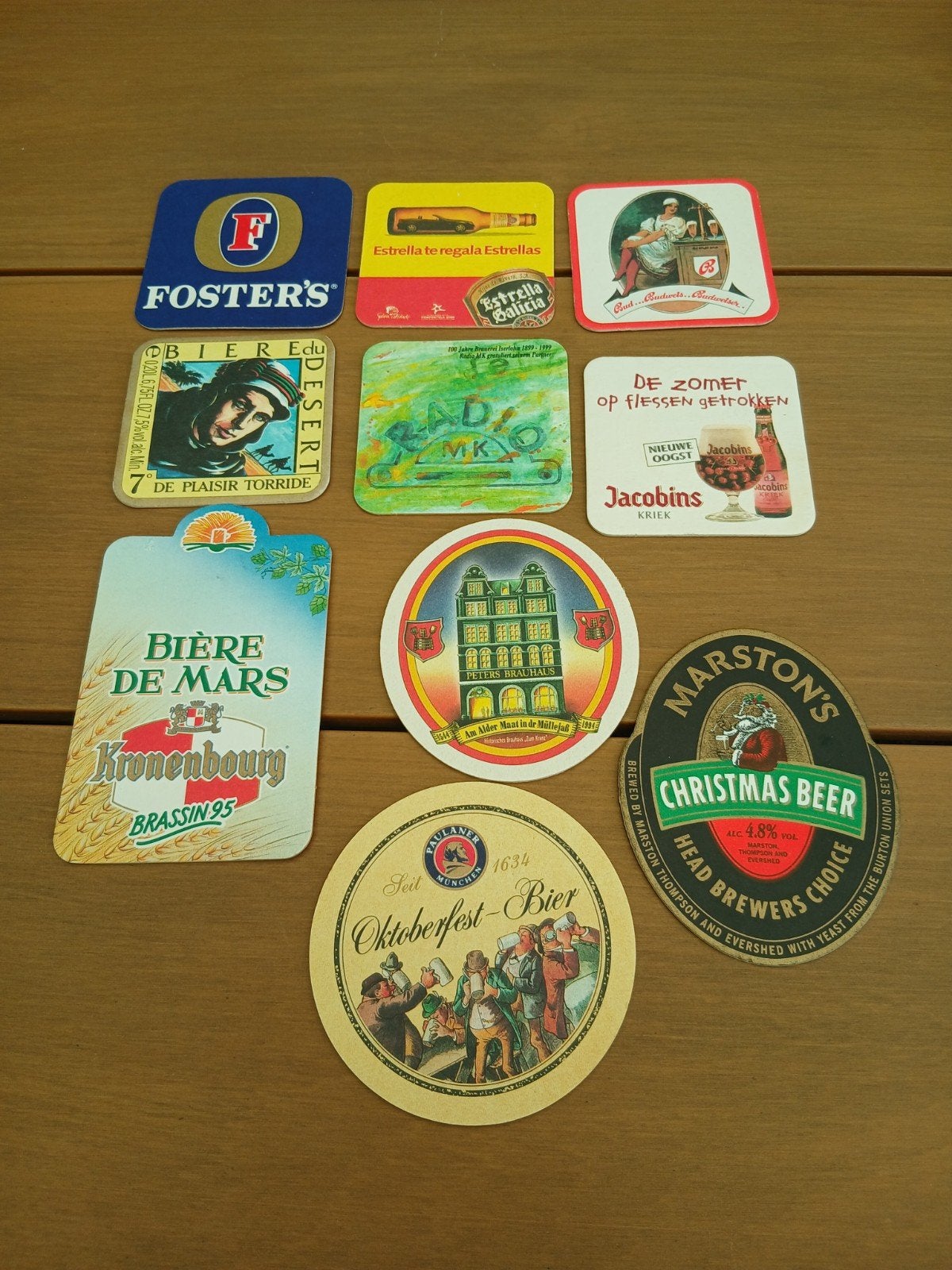 Lot de dessous de verre à bière étrangers vintage, Enlèvement, Neuf, Sous-bock, Autres marques