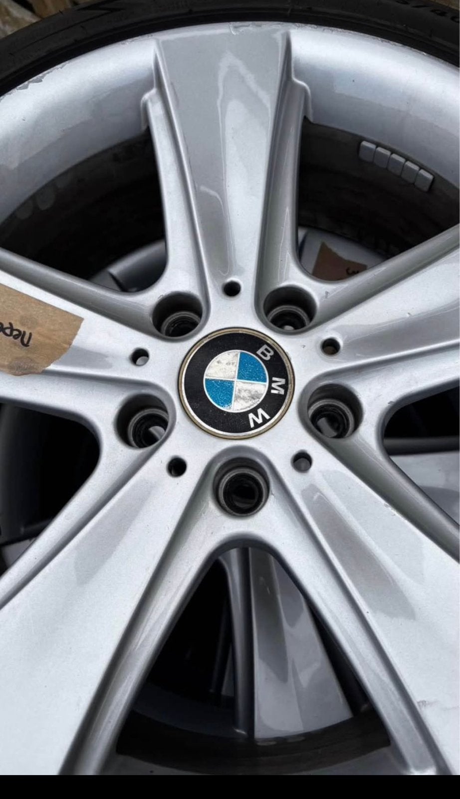 Pack 4 Jantes BMW 18" + Pneus - Très bon État, Enlèvement, 18 pouces, Pneu(s)
