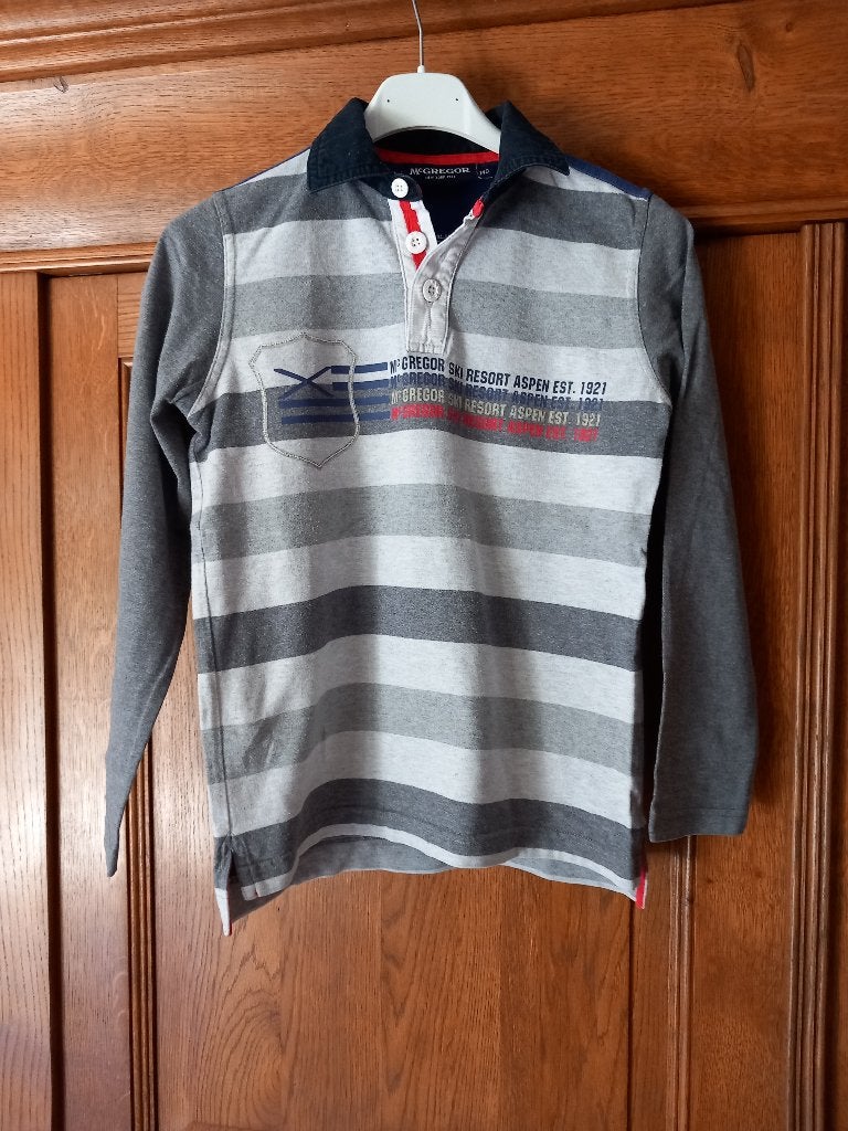 Mc GREGOR - gevoerd poloshirt - M.L. - maat 140 cm, Verzenden, Trui of Vest, Zo goed als nieuw, Jongen