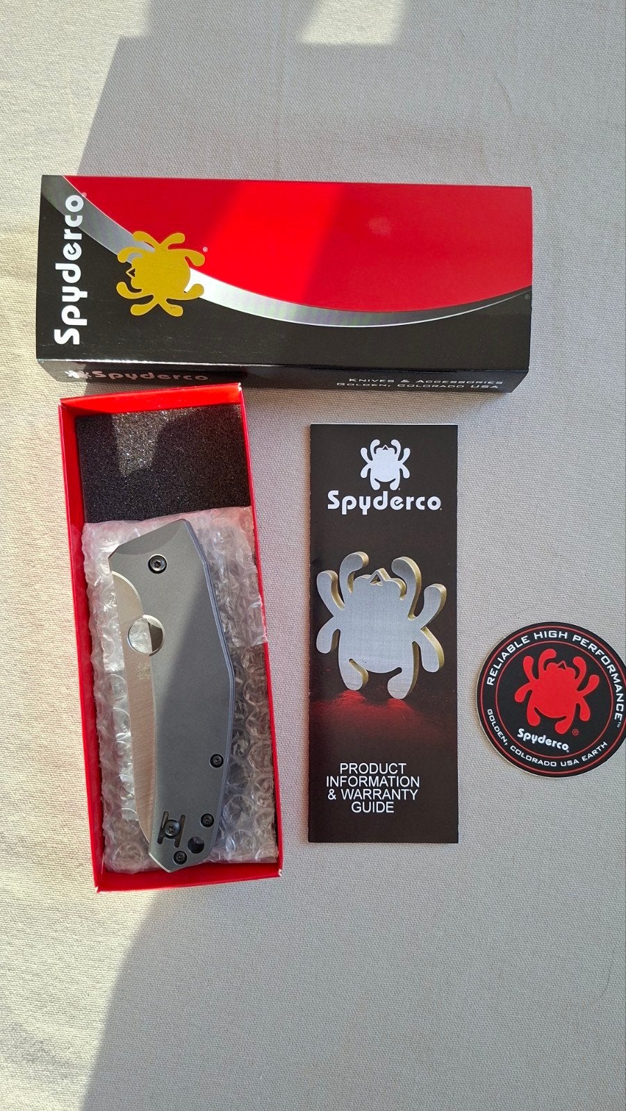 Spyderco Spydie Chef C211TIP, Caravans en Kamperen, Kampeergereedschap, Ophalen of Verzenden, Zo goed als nieuw