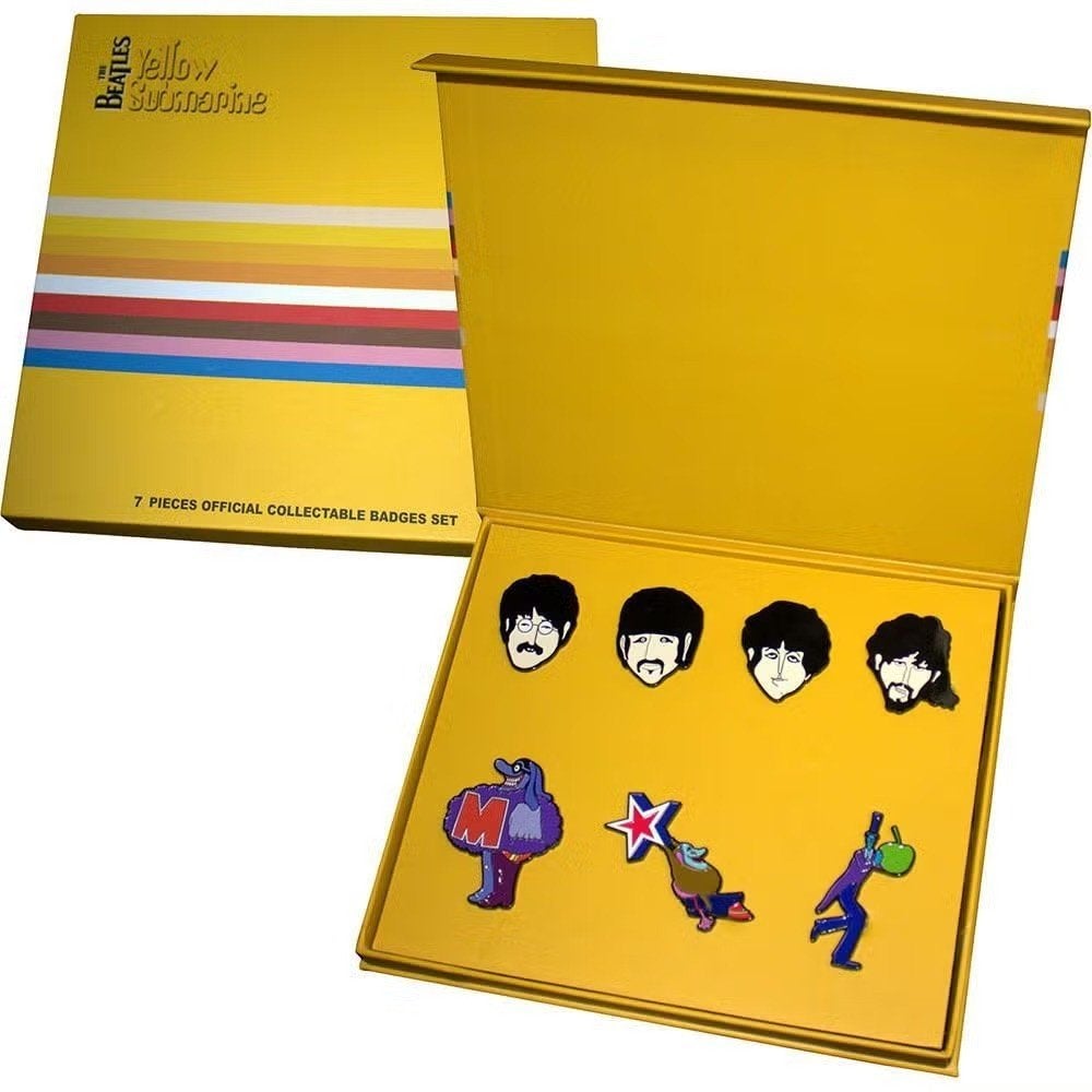 The Beatles Yellow Submarine Characters - Pin set off merch., Ophalen of Verzenden, Nieuw