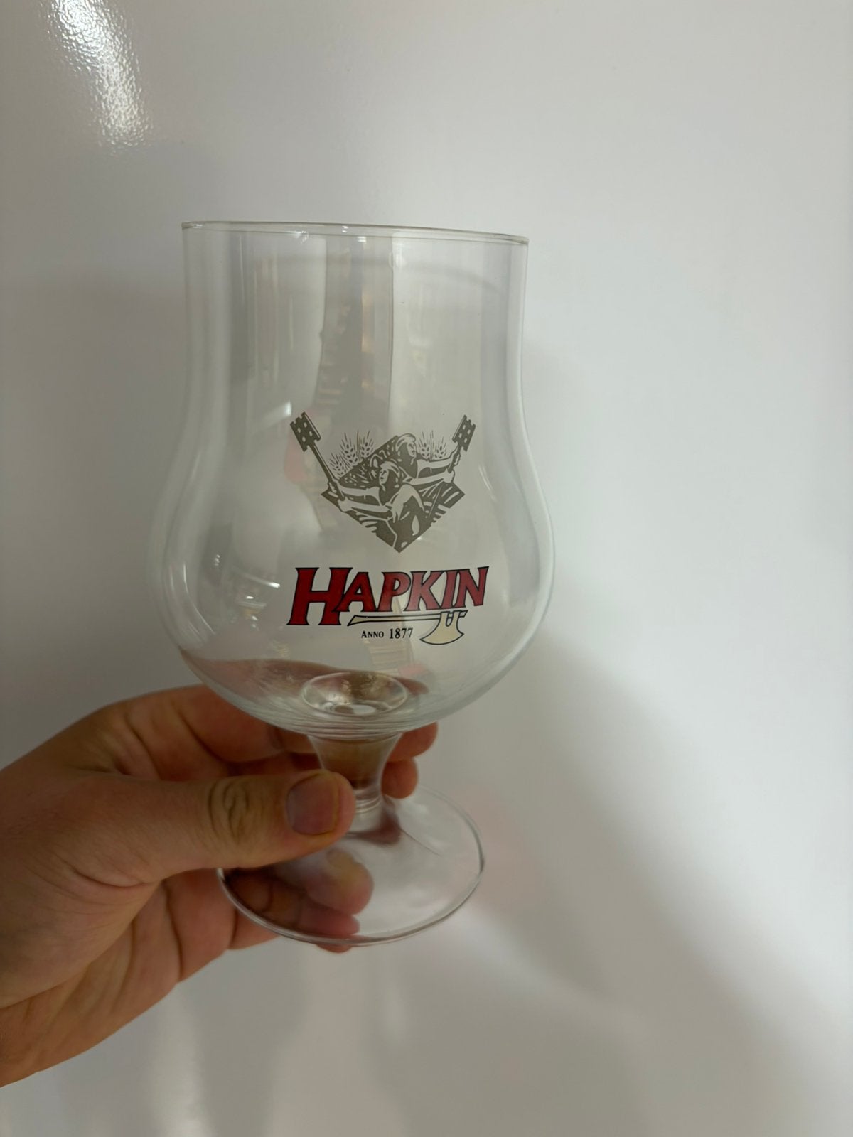 20 Hapkin glazen , nooit gebruikt, Verzamelen, Ophalen, Zo goed als nieuw, Bierglas