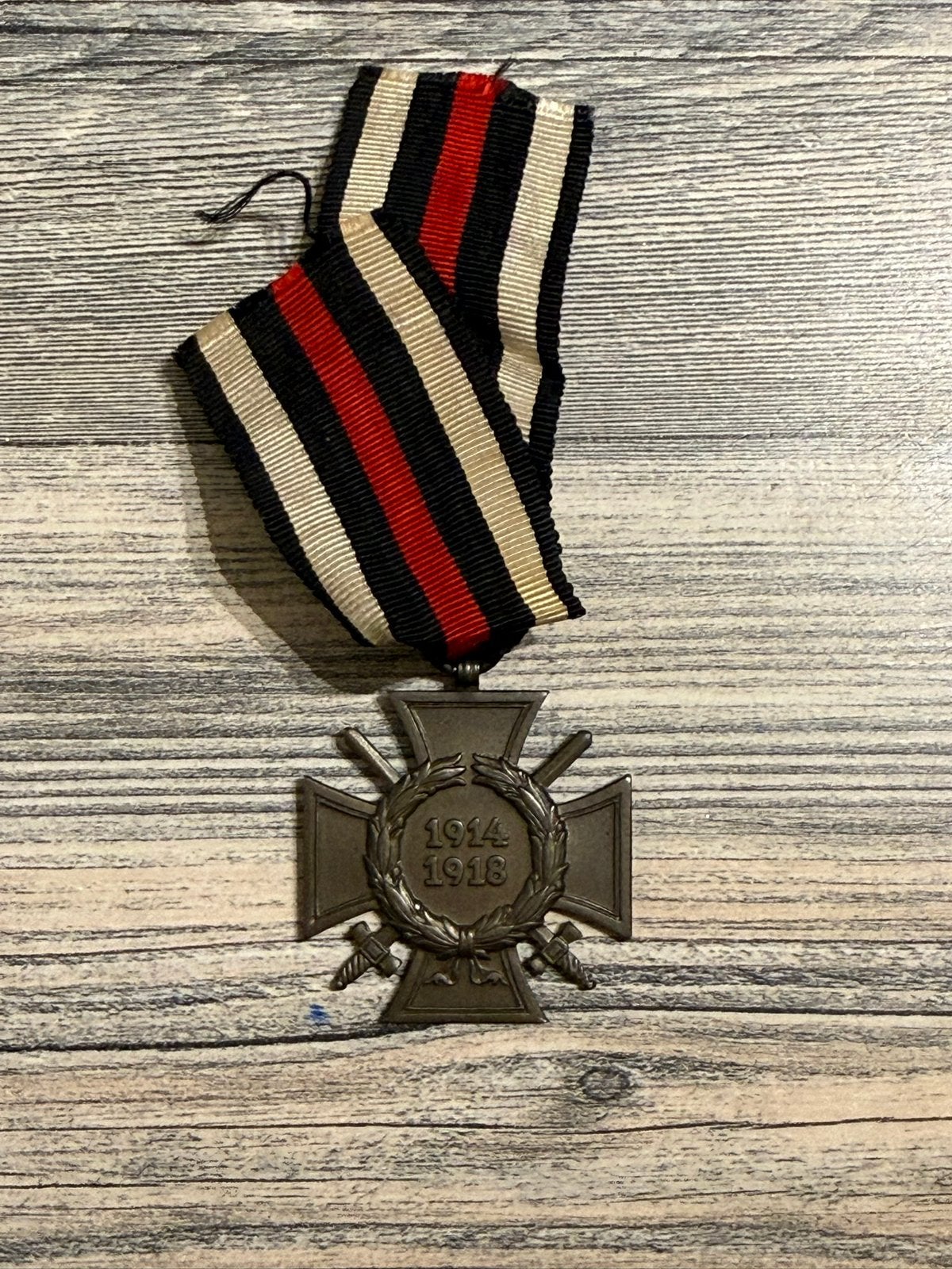 Duitse WW2 Hindesburgkruis medaille, Ophalen of Verzenden, Landmacht, Lintje, Medaille of Wings