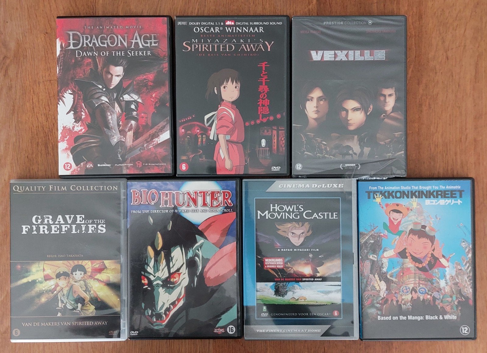 DVD - 16 STUKS - MANGA / ANIME - LOT, Alle leeftijden, Ophalen of Verzenden, Zo goed als nieuw, Tekenfilm