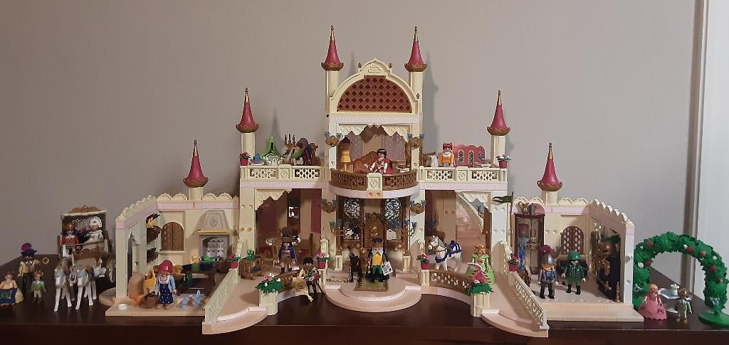 Grand château de princesse PlayMobil - 9 sets, Enlèvement ou Envoi, Comme neuf, Ensemble complet