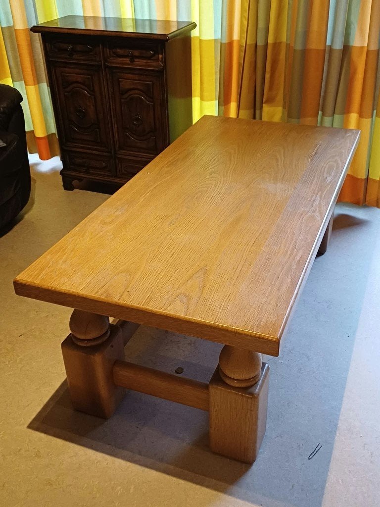 Salontafel, Huis en Inrichting, Ophalen, 100 tot 150 cm, Rustiek, Eikenhout
