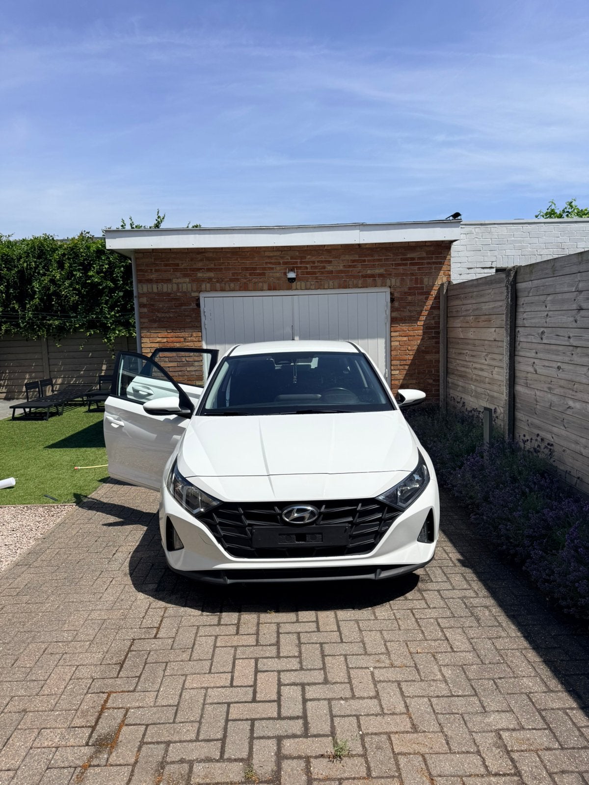 Hyundai i20 2022, Auto's, Voorwielaandrijving, Stof, Wit, 62 kW