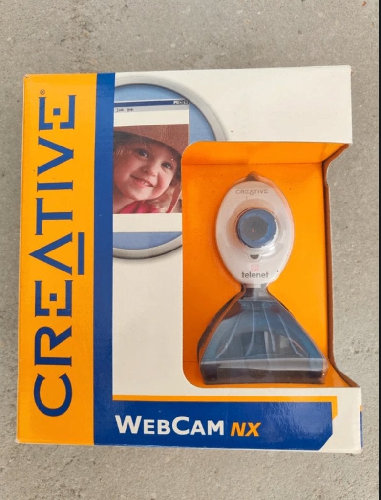 Vintage Creative WebCam – In Verpakking, Informatique & Logiciels, Enlèvement, Neuf, Filaire, Creative