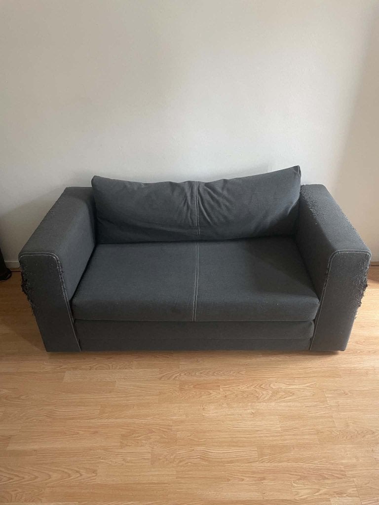 canapé convertible, Moins de 75 cm, Moins de 150 cm, Enlèvement, Utilisé