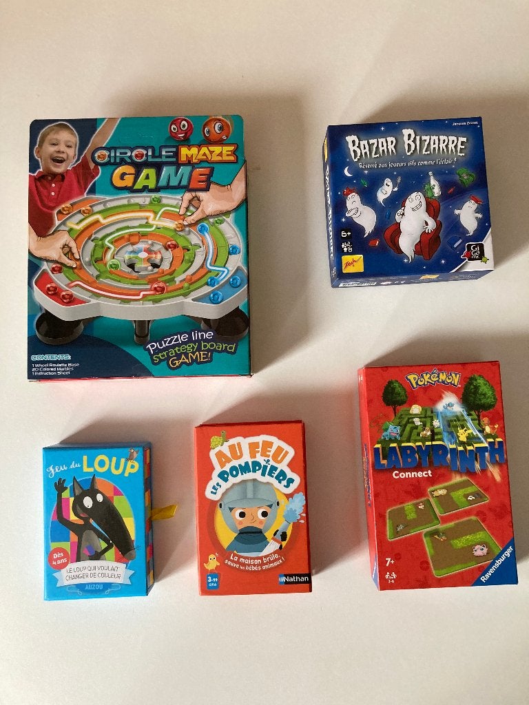 Jeu de société pour enfant (5 choix possibles) - complet, Enlèvement