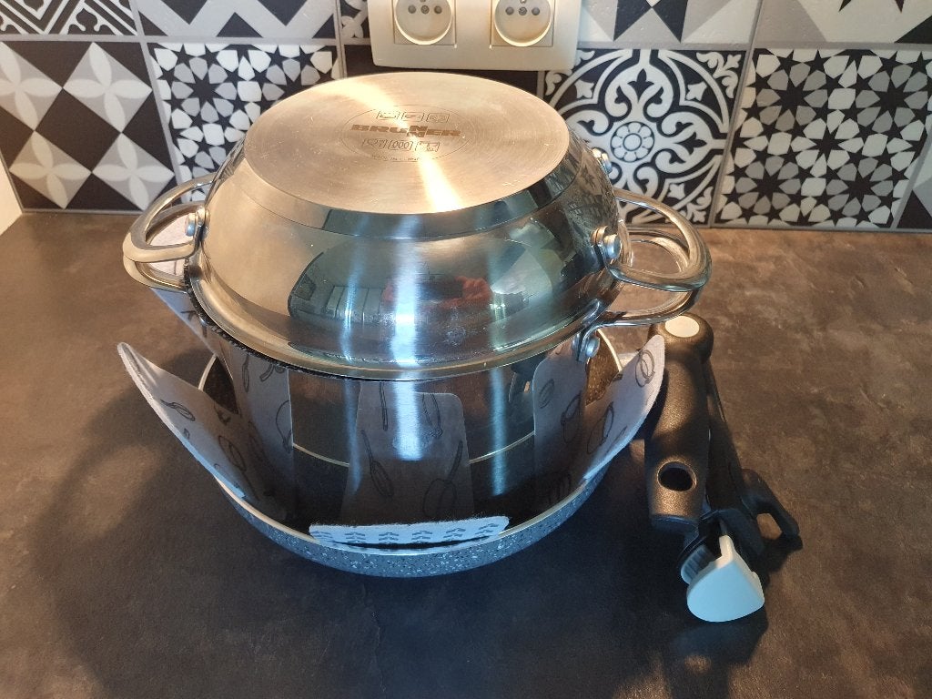 Ensemble de casseroles pour camping, Caravanes & Camping, Enlèvement, Comme neuf