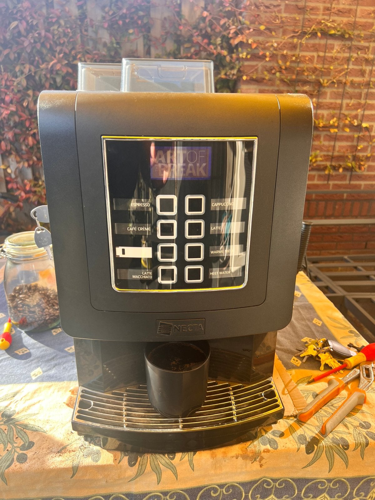 Necta Koro Prime opknapper, Ophalen, Zo goed als nieuw, Koffiemachine