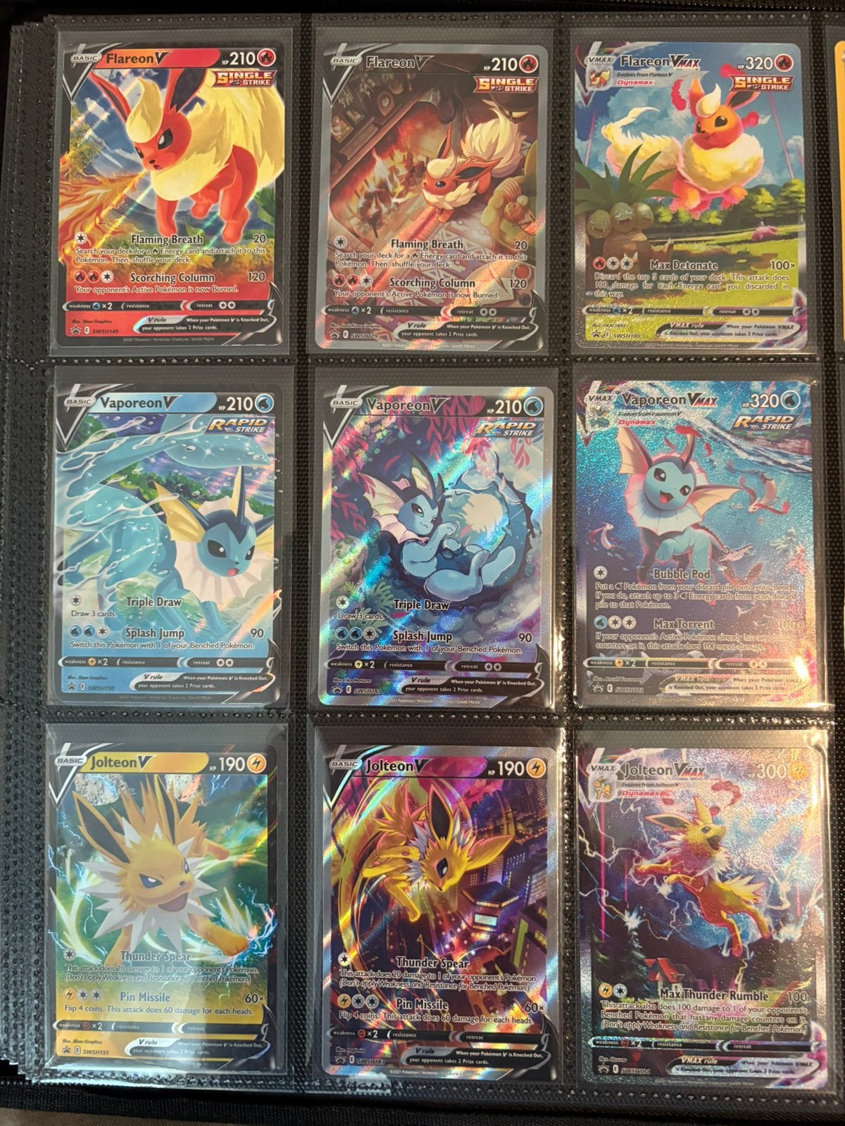 Eeveelutions Evolving Skies Promo Set Volledige Set Pokémon, Ophalen of Verzenden, Zo goed als nieuw