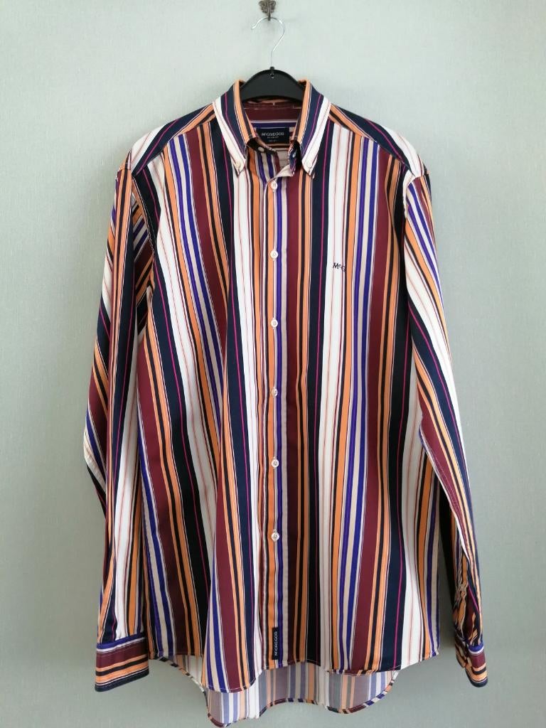 mooi gestreept hemd McGregor maat M, Kleding | Heren, Overhemden, Verzenden, Zo goed als nieuw, MC GREGOR, Halswijdte 39/40 (M)