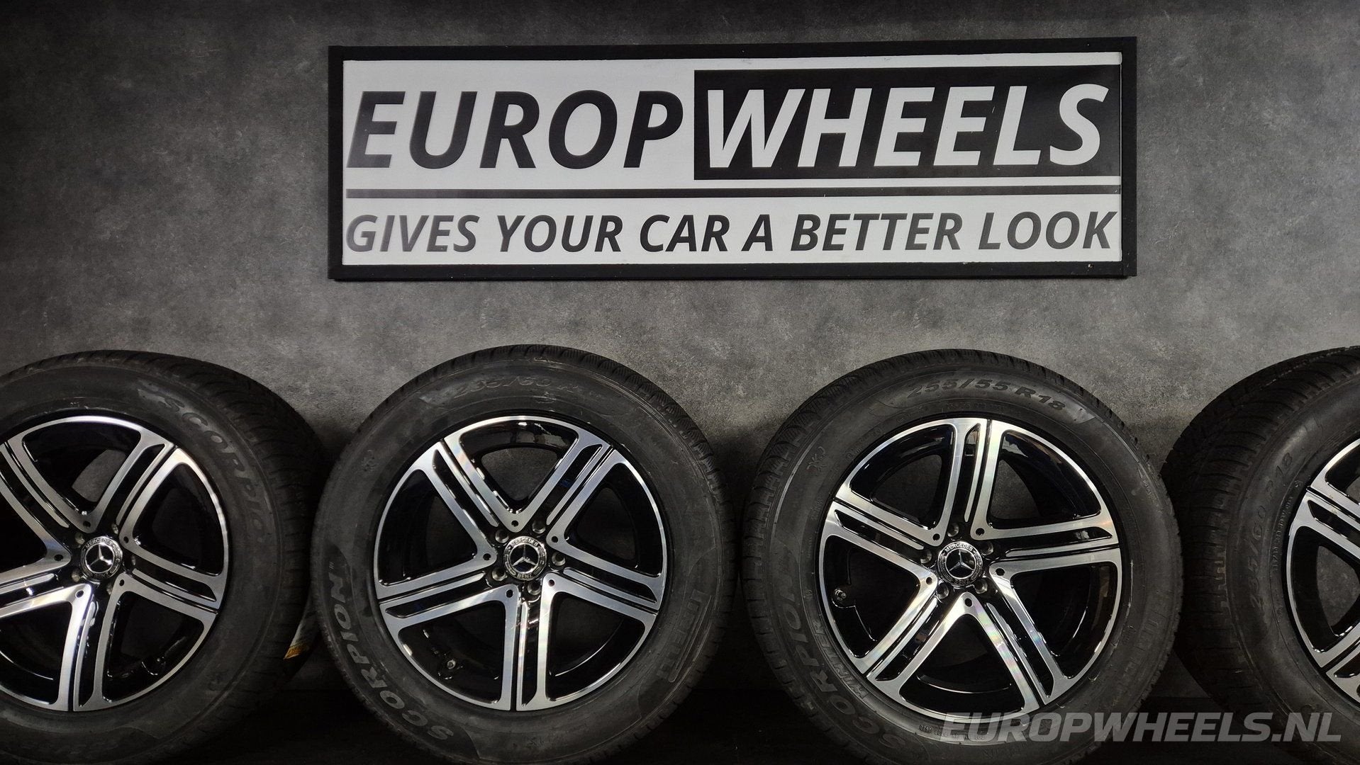 18 inch Mercedes GLC Hybrid X254 C254 velgen winterbanden, Auto-onderdelen, 18 inch, Gebruikt, -, -