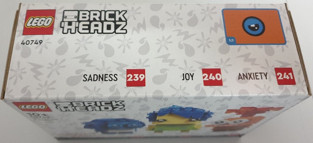 LEGO 40749 Plezier, Verdriet en Onzekerheid - NIEUW & SEALED, BrickHeadz, Lego, Nieuw, Ophalen of Verzenden