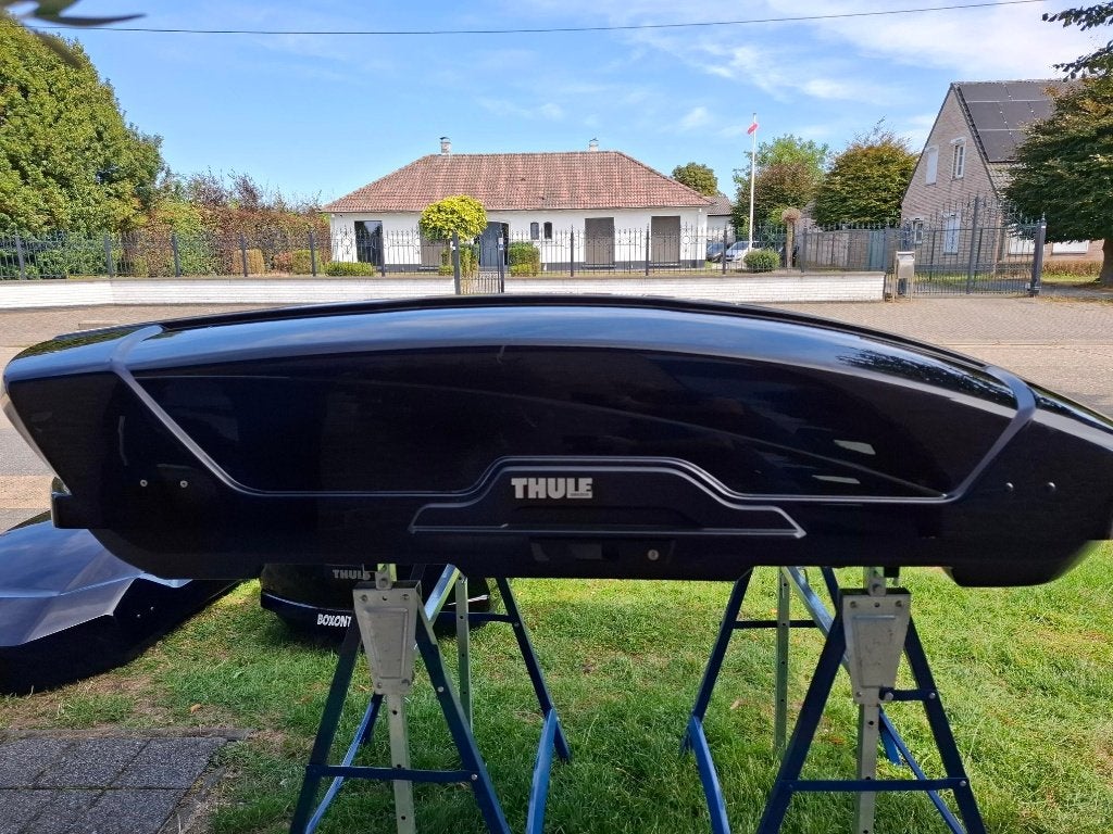 Te koop: Thule Motion XT L zwarte dakkoffer van 450 liter, Auto diversen, Dakkoffers, Ophalen, Gebruikt