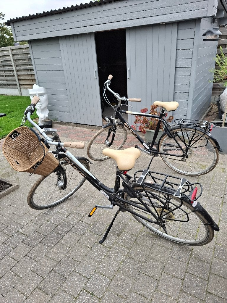 Damesfiets herenfiets, Fietsen en Brommers, Ophalen, Gebruikt, Versnellingen, Batavus