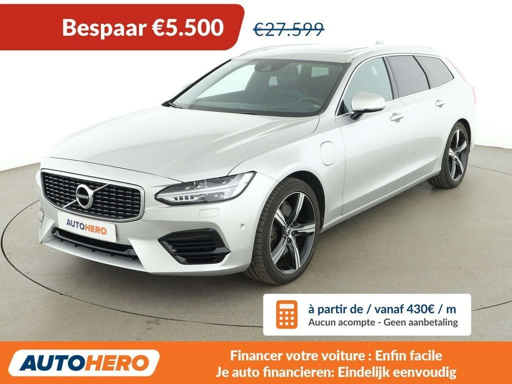 Volvo V90 2.0 T8 Plug-in Hybrid R-Design AWD (automatique), Autos, Volvo, Achat, V90, 4x4, ABS, Phares directionnels, Régulateur de distance