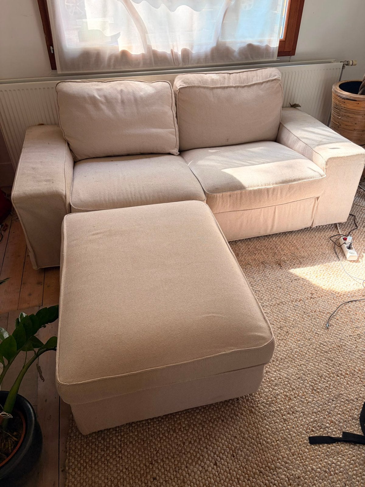 Kvik zetel ikea met poef, Ophalen