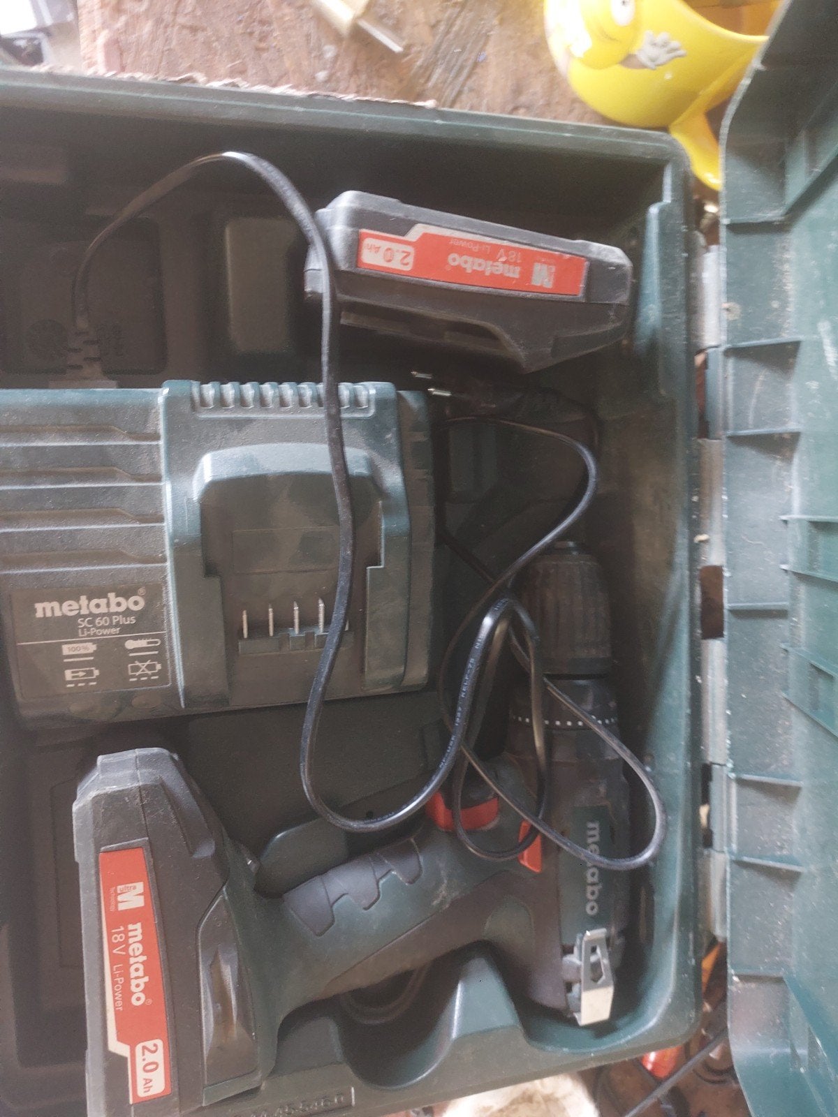 Metabo 18v schroevendraaier, Ophalen