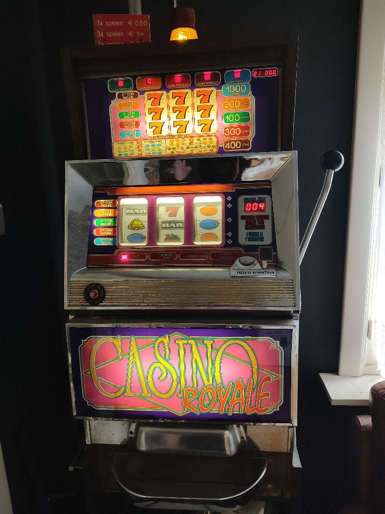 Jackpot, one armed bandit, Ophalen, Gebruikt
