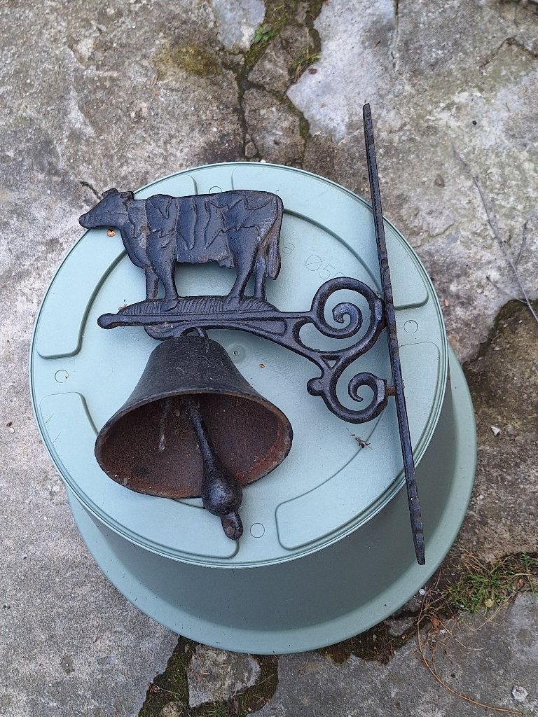 cloche  (sonnette) en fonte, Jardin & Terrasse, Enlèvement, Comme neuf