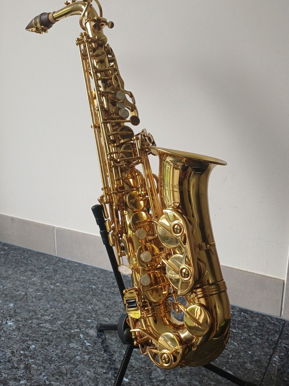 In zeer goede staat verkerende Hornsby Saxofoon, Muziek en Instrumenten, Ophalen, Zo goed als nieuw, Alt, Met koffer