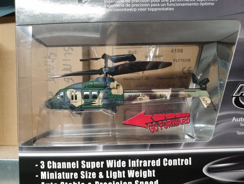Opruiming stock : I/R PicooZ Black Hawk leger helikopter, Ophalen of Verzenden, Nieuw, Helikopter