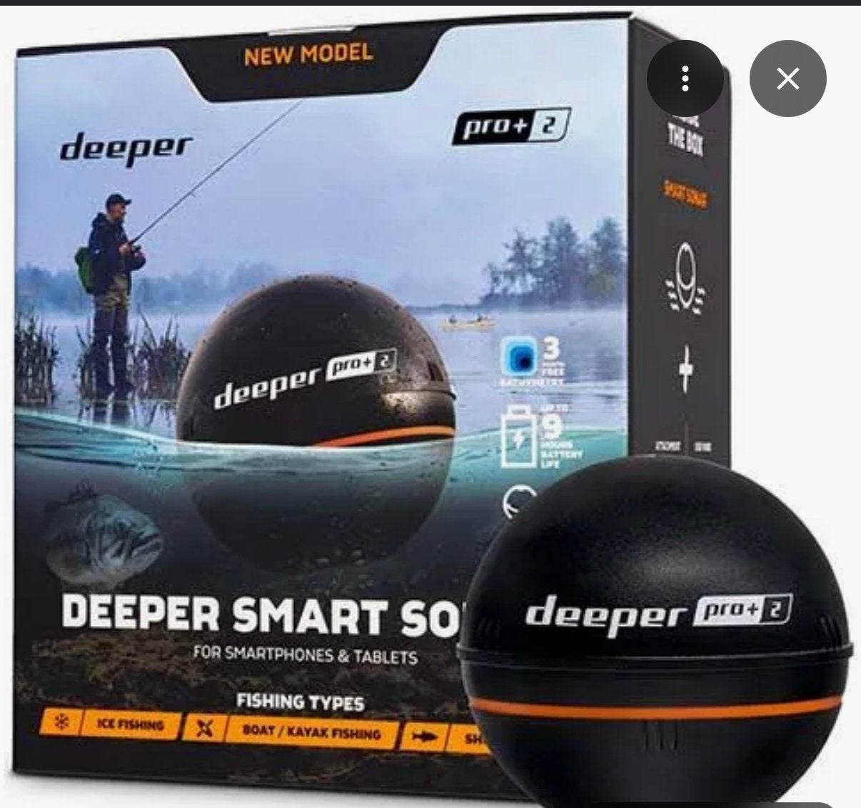 Deeper smart sonar pro+2, Ophalen, Zo goed als nieuw