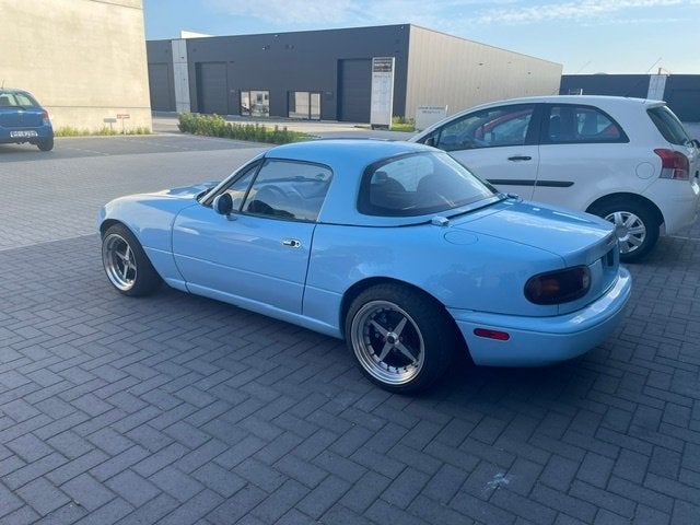 Mazda MX5 1.8I VVT NA, Oldtimer, Ongeveer 150 PK, Hardtop, Auto's, Mazda, 4 cilinders, Cabriolet, Handgeschakeld, Grijs