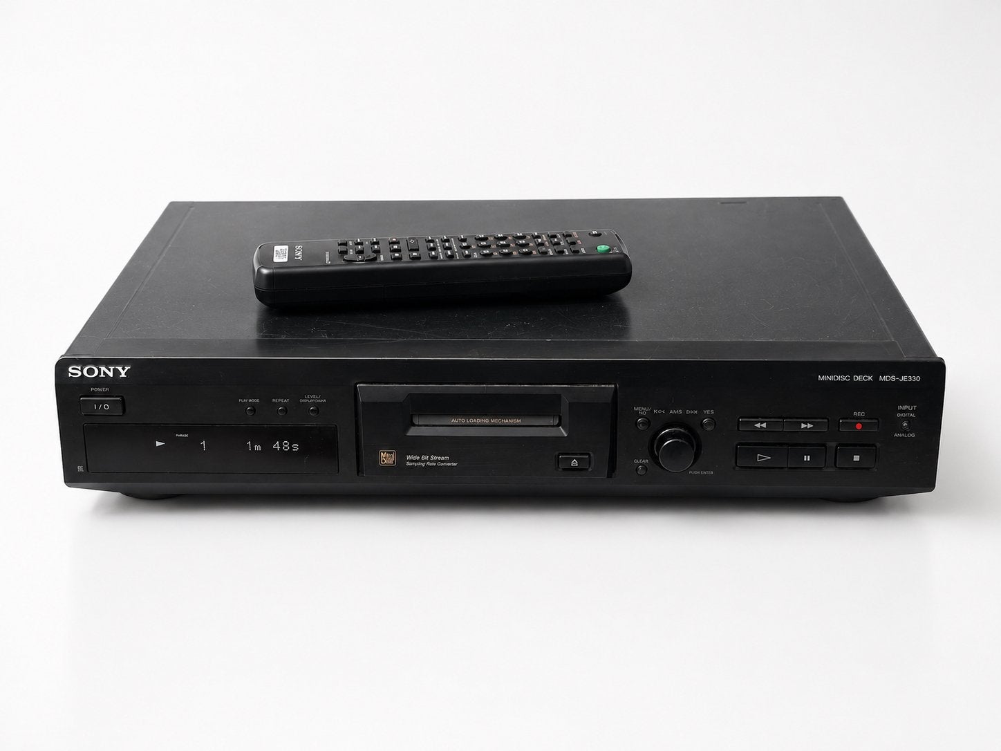 Sony MDS JE330 / lecteur enregistreur minidisc de studio, Enlèvement ou Envoi, Enregistreur MiniDisc