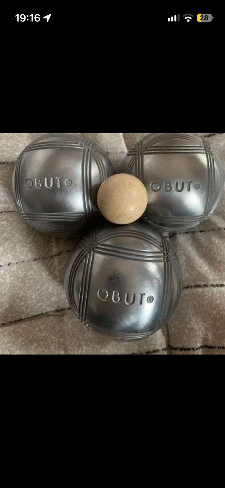 Boule obut, Sports & Fitness, Enlèvement, Utilisé, Boule