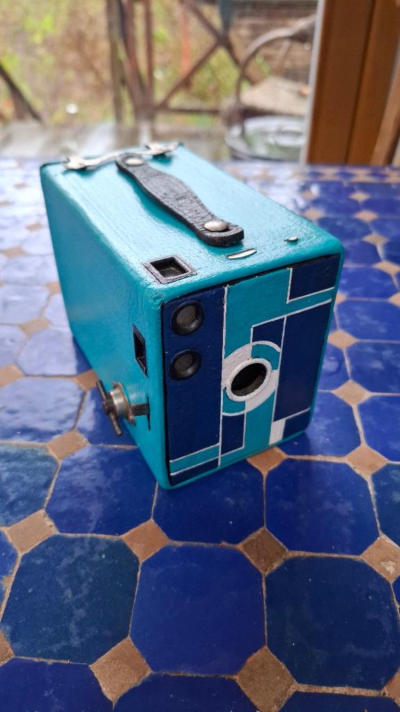 Kodak Brownie No. 2 D - op maat gemaakt als een beau brownie, Ophalen of Verzenden